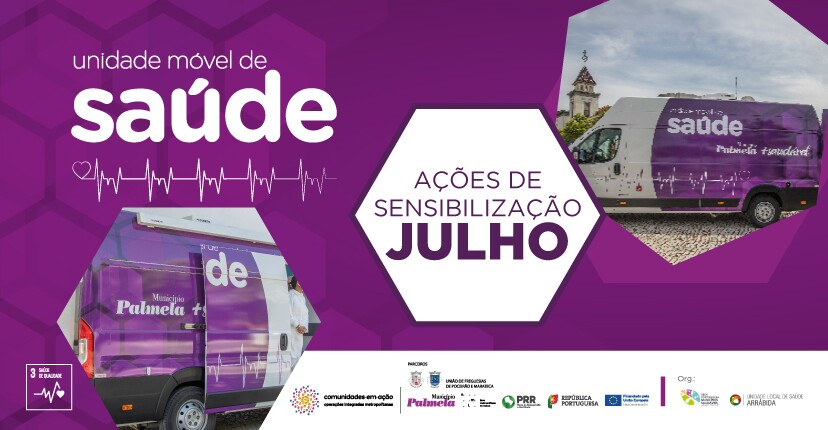 Unidade Móvel de Saúde - julho Participe na ação “Cuidar da Saúde no Verão”!