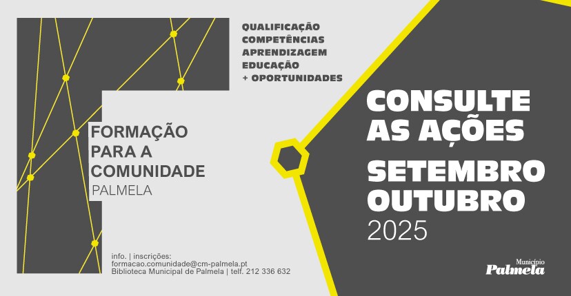“Formação para a Comunidade” com novas ações em setembro/outubro!