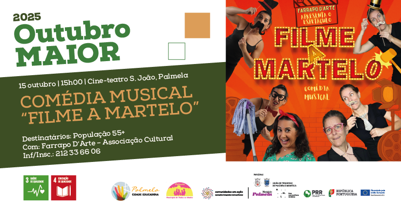 “Outubro MAIOR”: Comédia musical homenageia cinema português – 15 out.