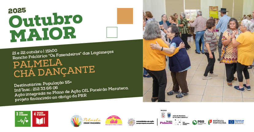 Outubro MAIOR proporciona “Chá Dançante” à população de + idade